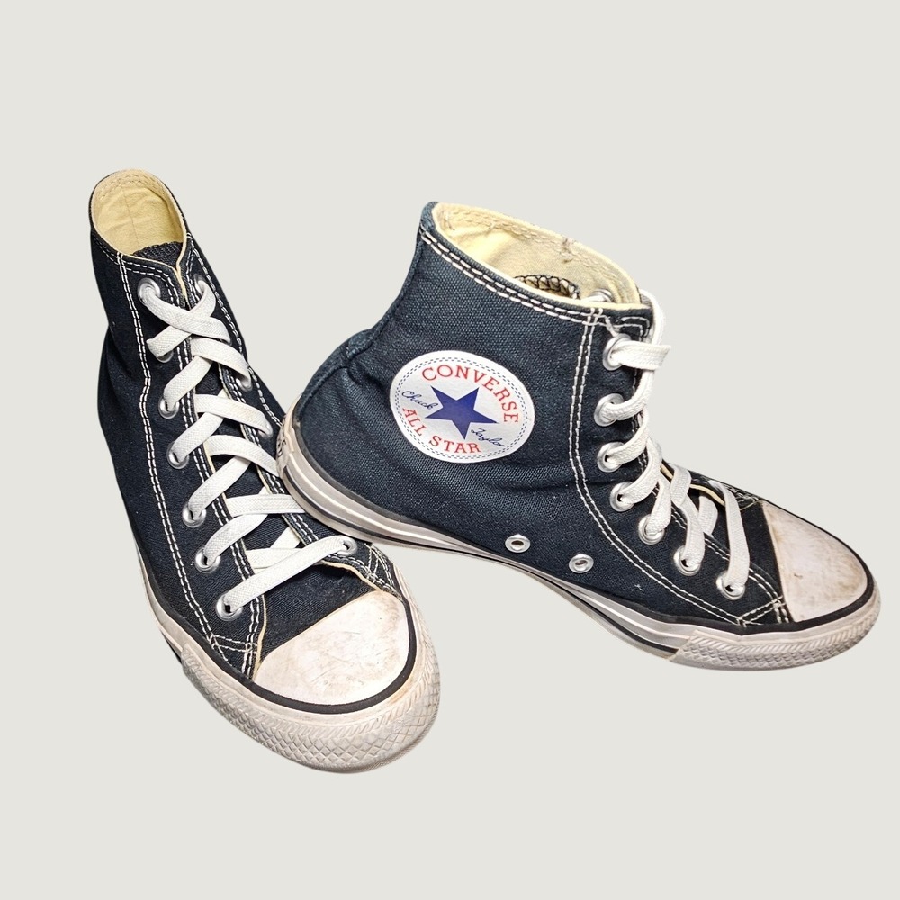 Converse Chuck Taylor All Star High Top Navy Blue Canvas Sneakers Mens Size 7